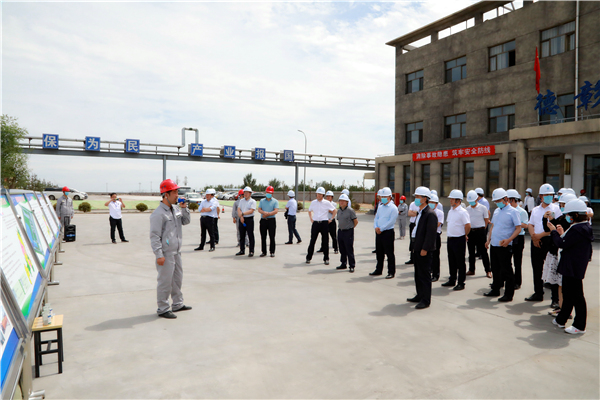 优发国际集团复工复产促增添项目观摩聚会与会职员走进大秦国源三秦环保秦邦园区在榆项目