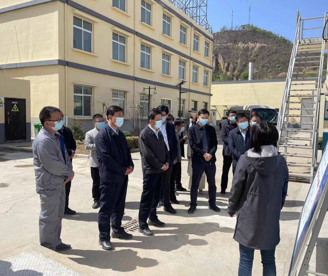 延安市委常委、市政府党组成员张强到水情形公司子长污水处理厂调研